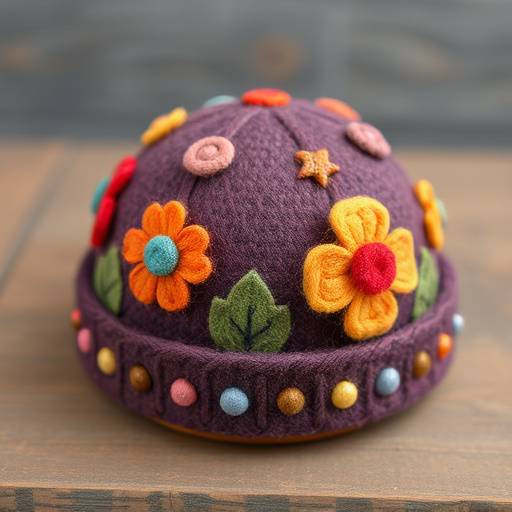 Cappello in feltro realizzato a mano, collezione Artigianato Fiorentino