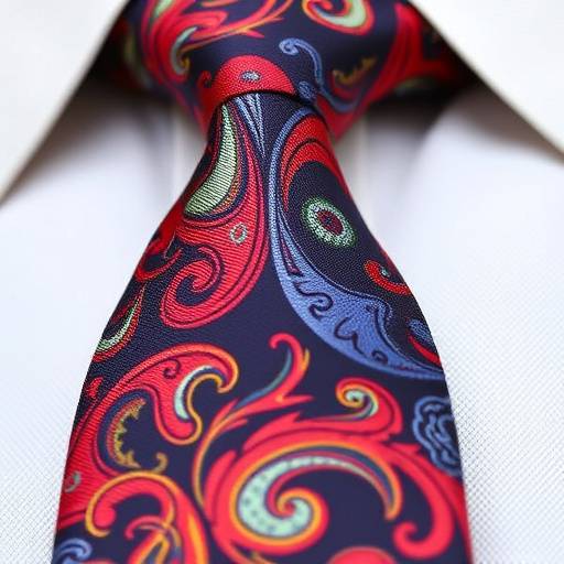 Cravatta in seta con motivo paisley, collezione Gentleman Fiorentino