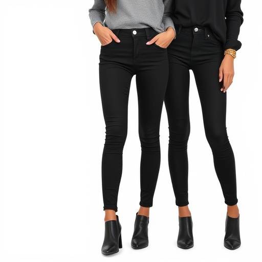 Jeans skinny neri da donna, perfetti per un look casual ma curato.