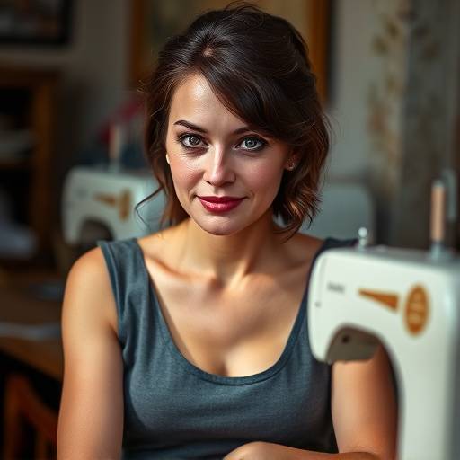 Ritratto di Giulia Martini, sarta e modellista presso Eleganza Fiorentina