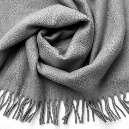 Sciarpa in cashmere intrecciata a mano, collezione Artigianato Fiorentino